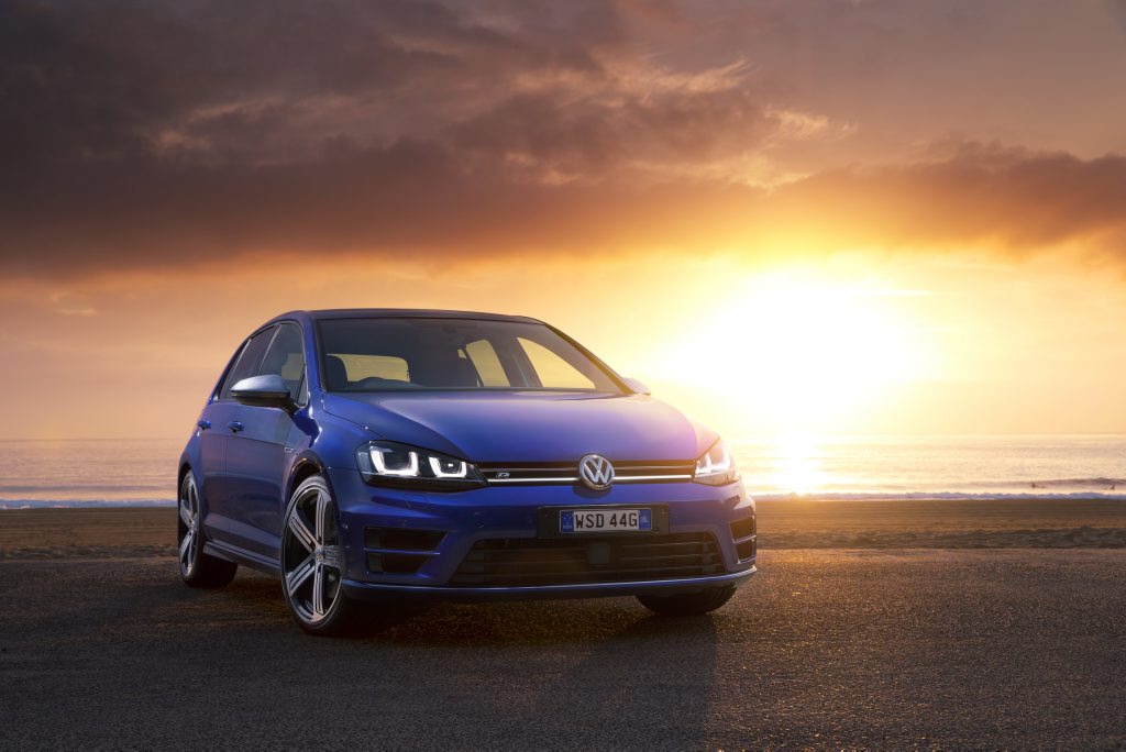 The new VW Golf R. The new VW Golf R.